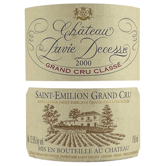 2000 Chateau Pavie Decesse