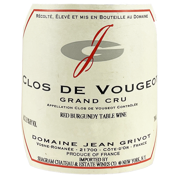Domaine Jean Grivot Clos de Vougeot Grand Cru 2001