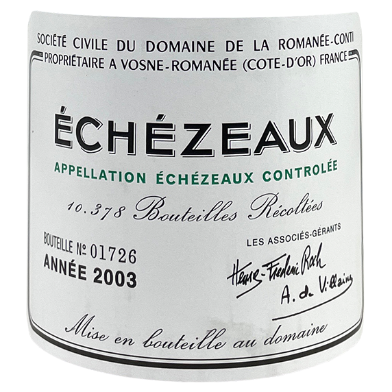 2003 Domaine de la Romanee Conti  Echezeaux