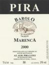 Luigi Pira Barolo "Marenca" 2007