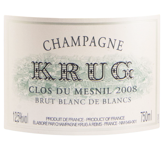 2008 Krug Champagne Clos Du Mesnil