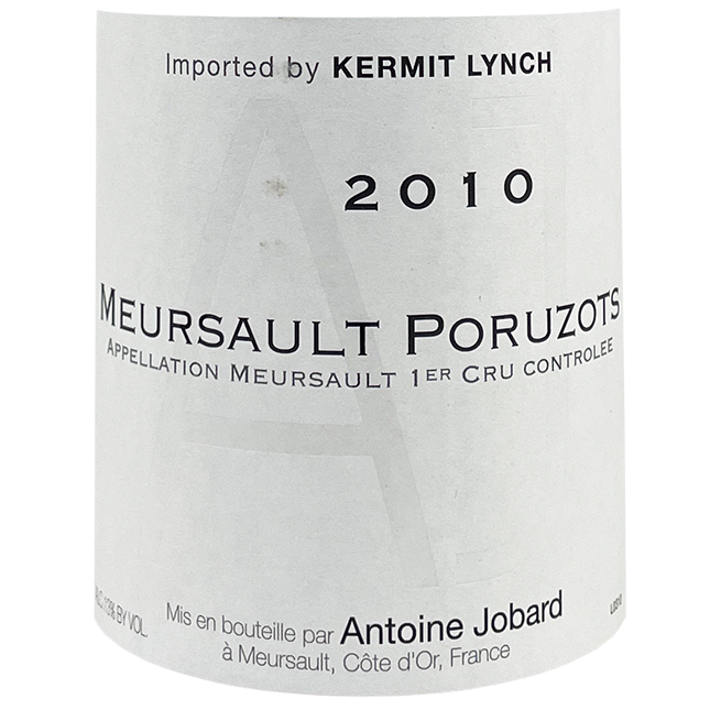 2010 Antoine Jobard Meursault Poruzots