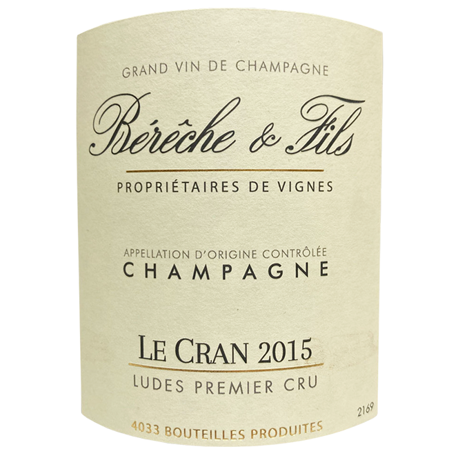 2015 Bereche & Fils Champagne Le Cran