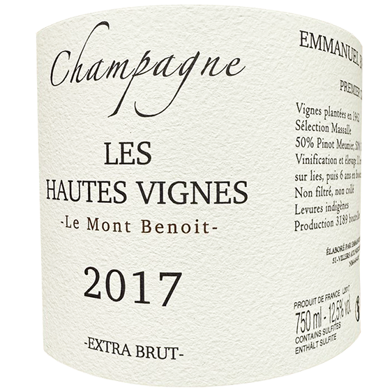 2017 Emmanuel Brochet Le Mont Benoit Le Hautes Vignes Extra Brut