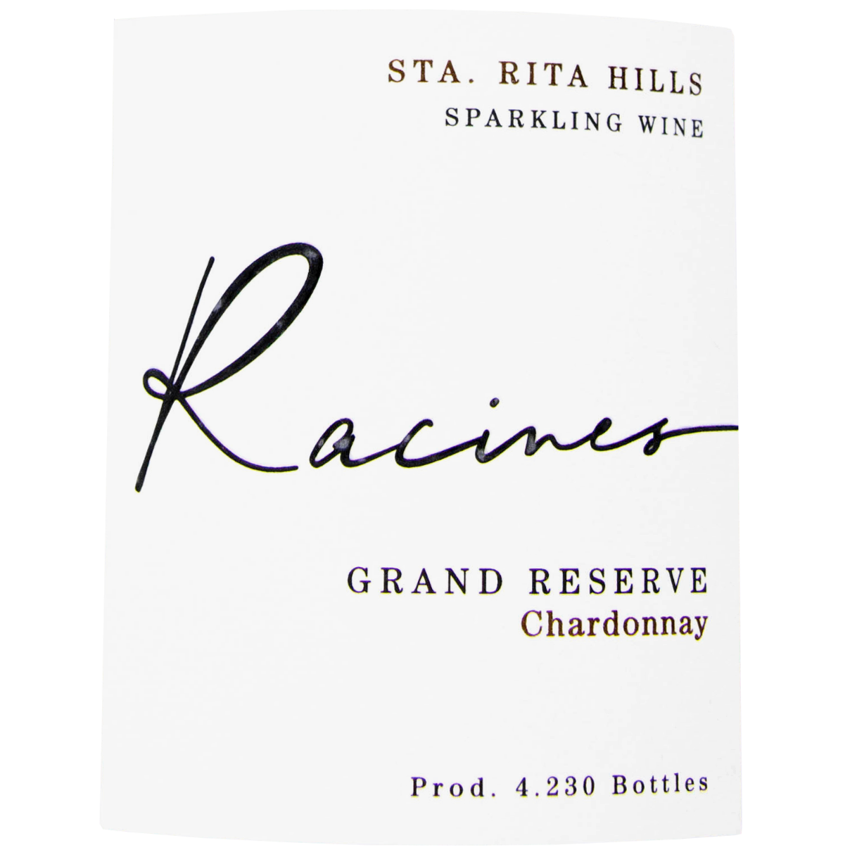 2018 Racines Grand Reserve Sparking Chardonnay