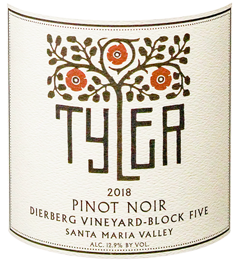 2018 Tyler Pinot Noir Block Five Dierberg Vineyard