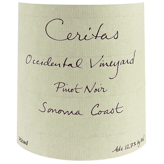 2019 Ceritas Pinot Noir Occidental Vineyard