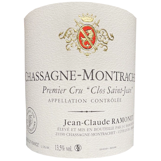 2019 Jean Claude Ramonet Chassagne Montrachet 1er Clos St Jean Rouge