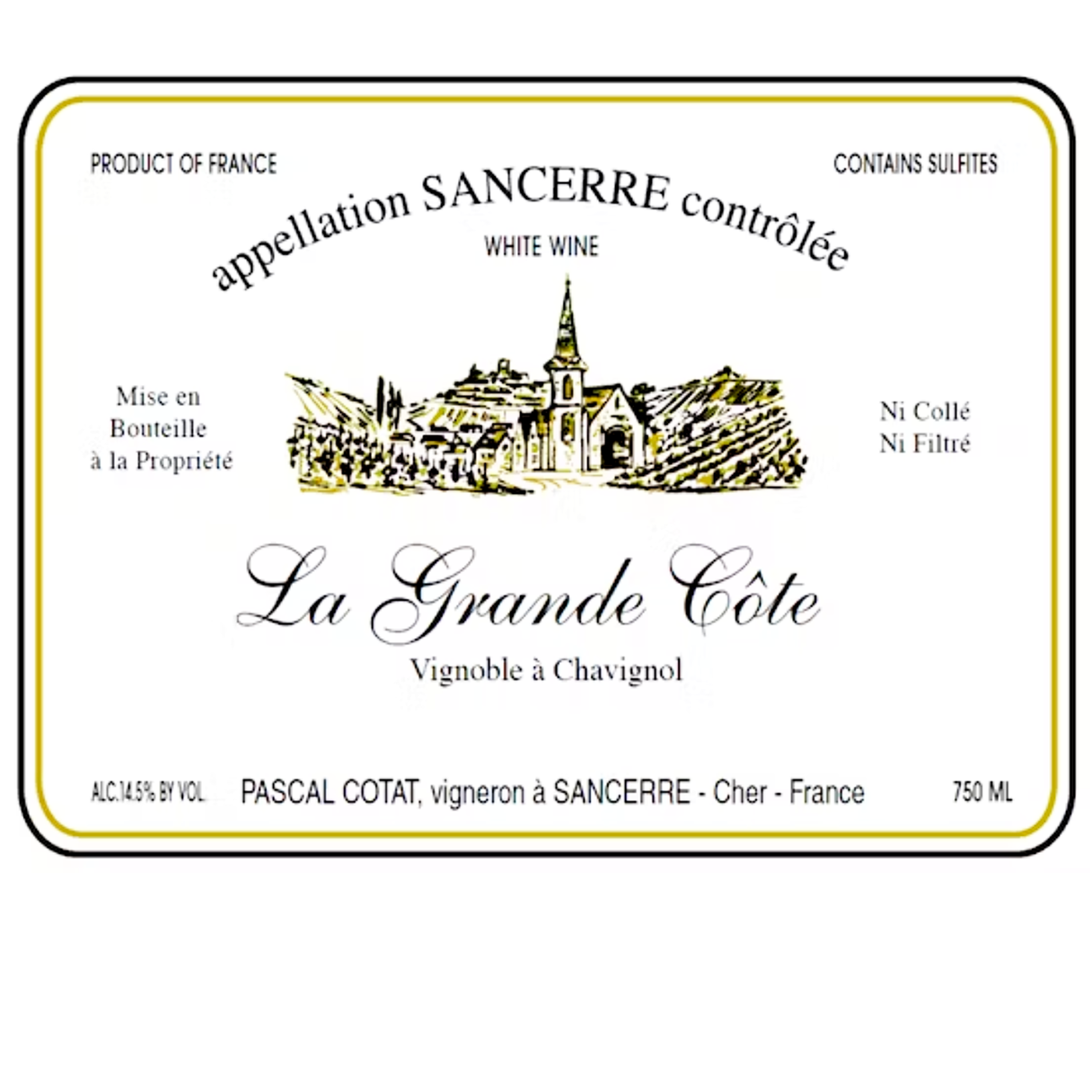 Pascal Cotat Sancerre "La Grande Cote" 2020