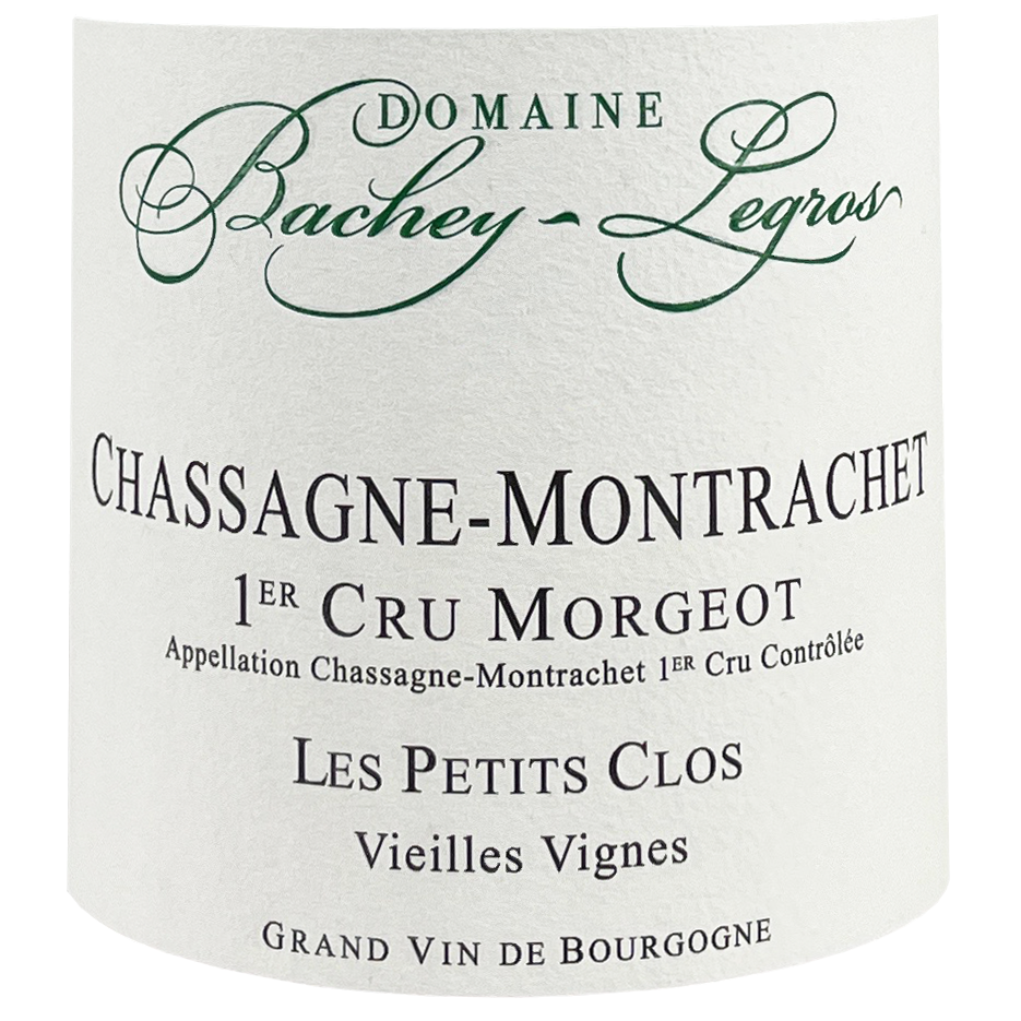 2022 Domaine Bachey Legros Chassagne Montrachet 1er Cru Morgeot Les Petits Clos Vieilles Vignes