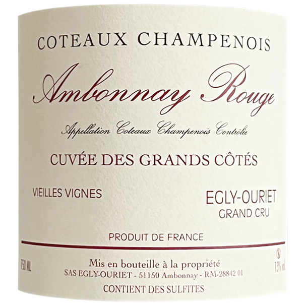 2022 Egly Ouriet Coteaux Champenois Ambonnay Rouge