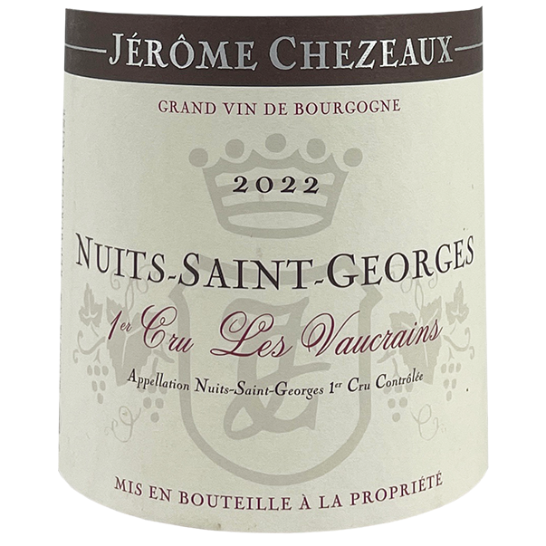 2022 Jerome Chezeaux Nuits St Georges 1Er Vaucrains