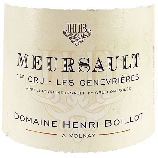2023 Henri Boillot Meursault 1er Genevrieres