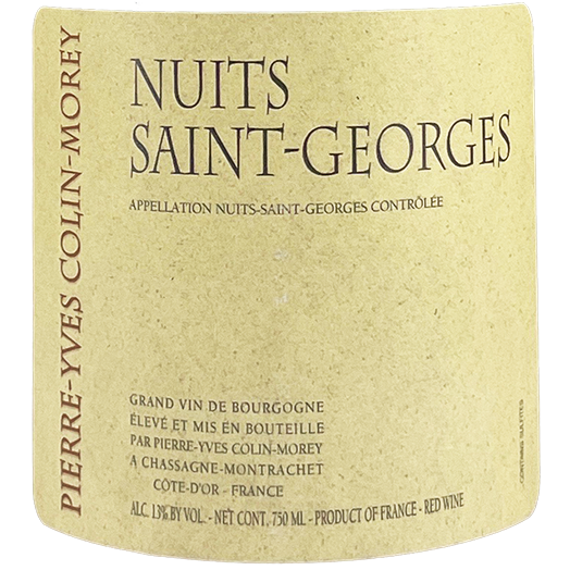 2023 Pierre Yves Colin Morey Nuits St Georges