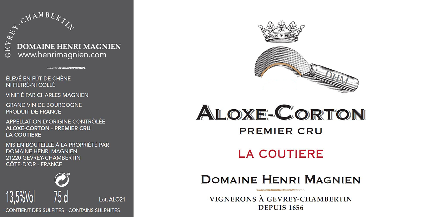 2023 Henri Magnien Aloxe Corton 1er La Coutiere