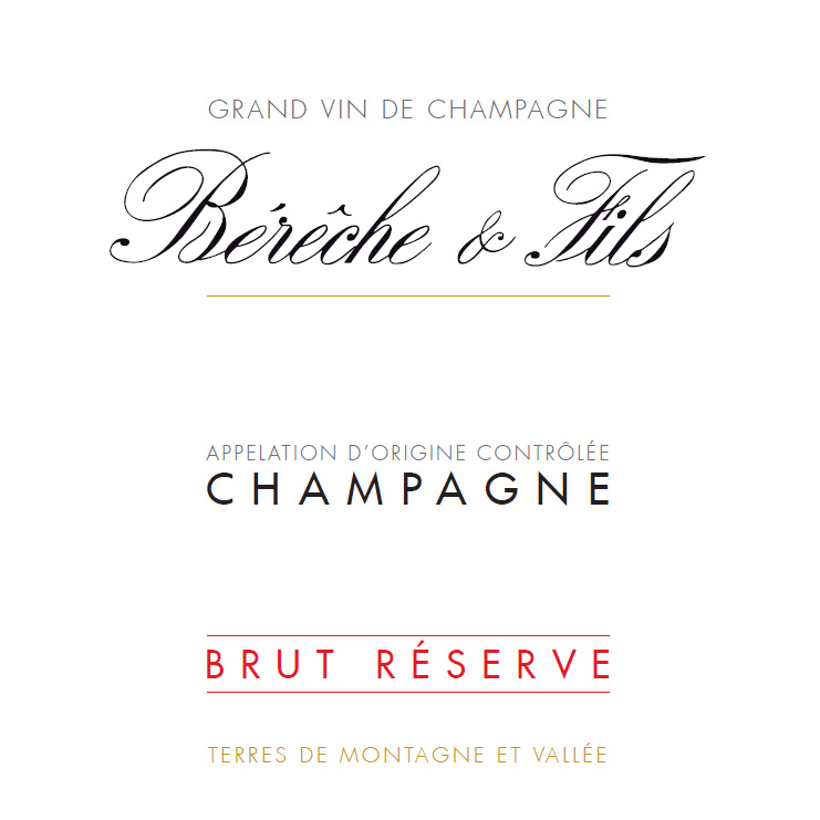 Nv Bereche Pere & Fils Champagne Brut Reserve