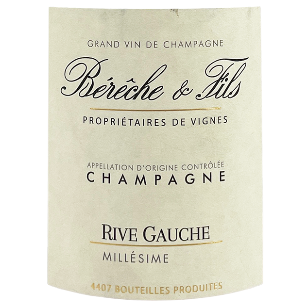 Bereche & Fils Champagne "Rive Gauche" 2013 bottle - Vins Rare