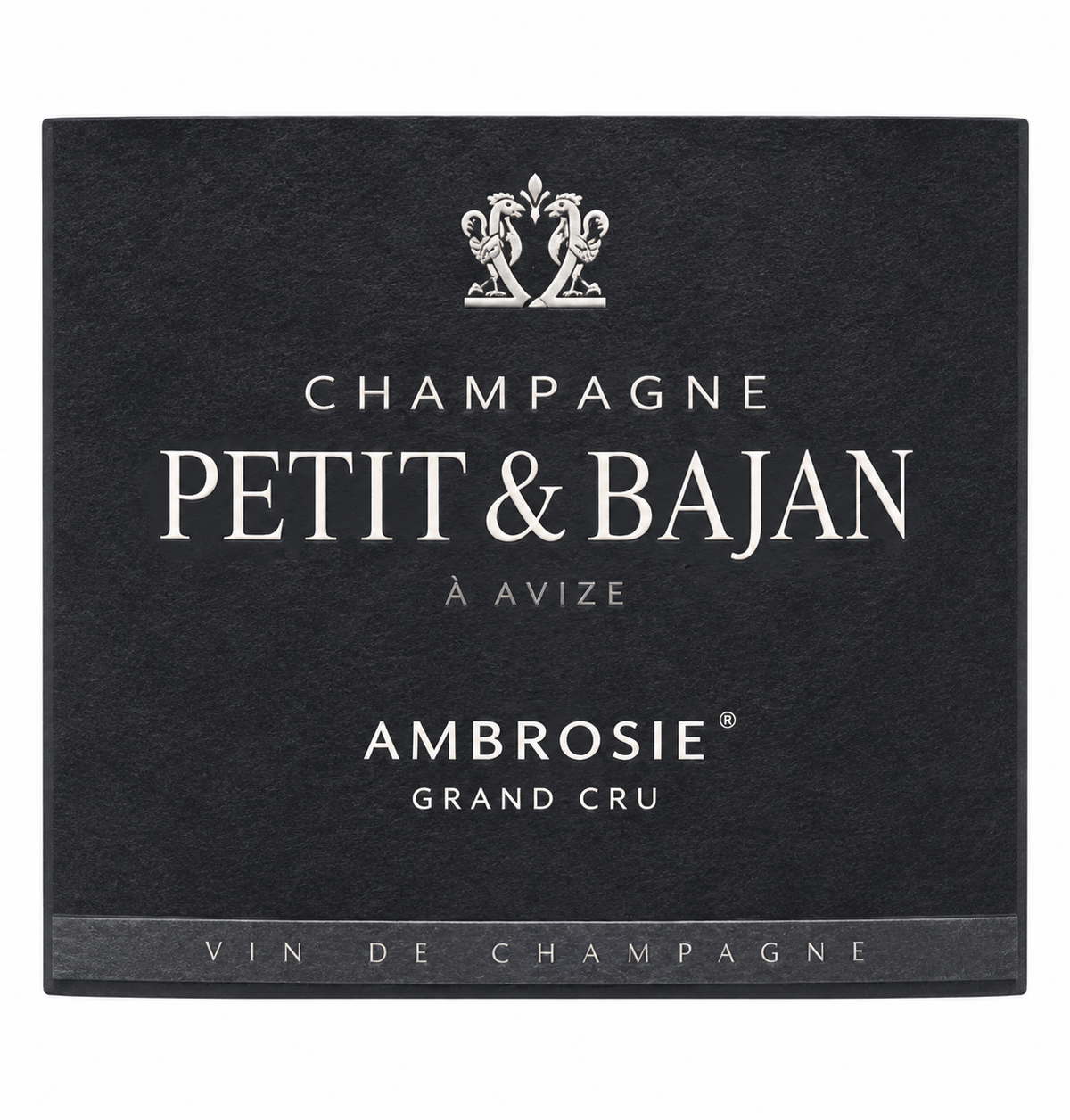 Petit & Bajan Champagne Grand Cru Brut “Ambrosie” NV