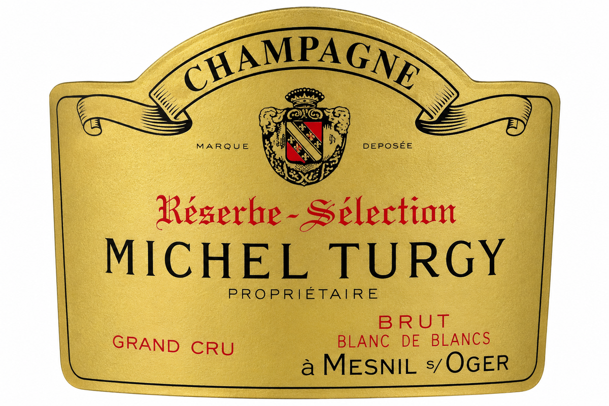 Michel Turgy Champagne Blanc de Blancs Grand Cru Brut Réserve Sélection NV