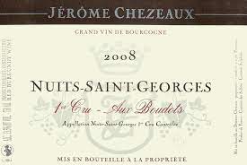 Jerome Chezeaux Nuits-Saint-Georges 1er Cru "Aux Boudots" 2019