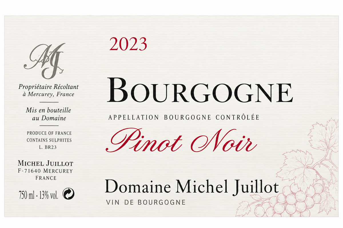 Michel Juillot Bourgogne Rouge 2023