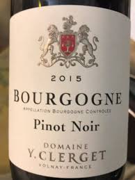 Y. Clerget Bourgogne Pinot Noir 2017