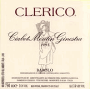 Clerico Barolo "Ginestra" 1999 1.5L