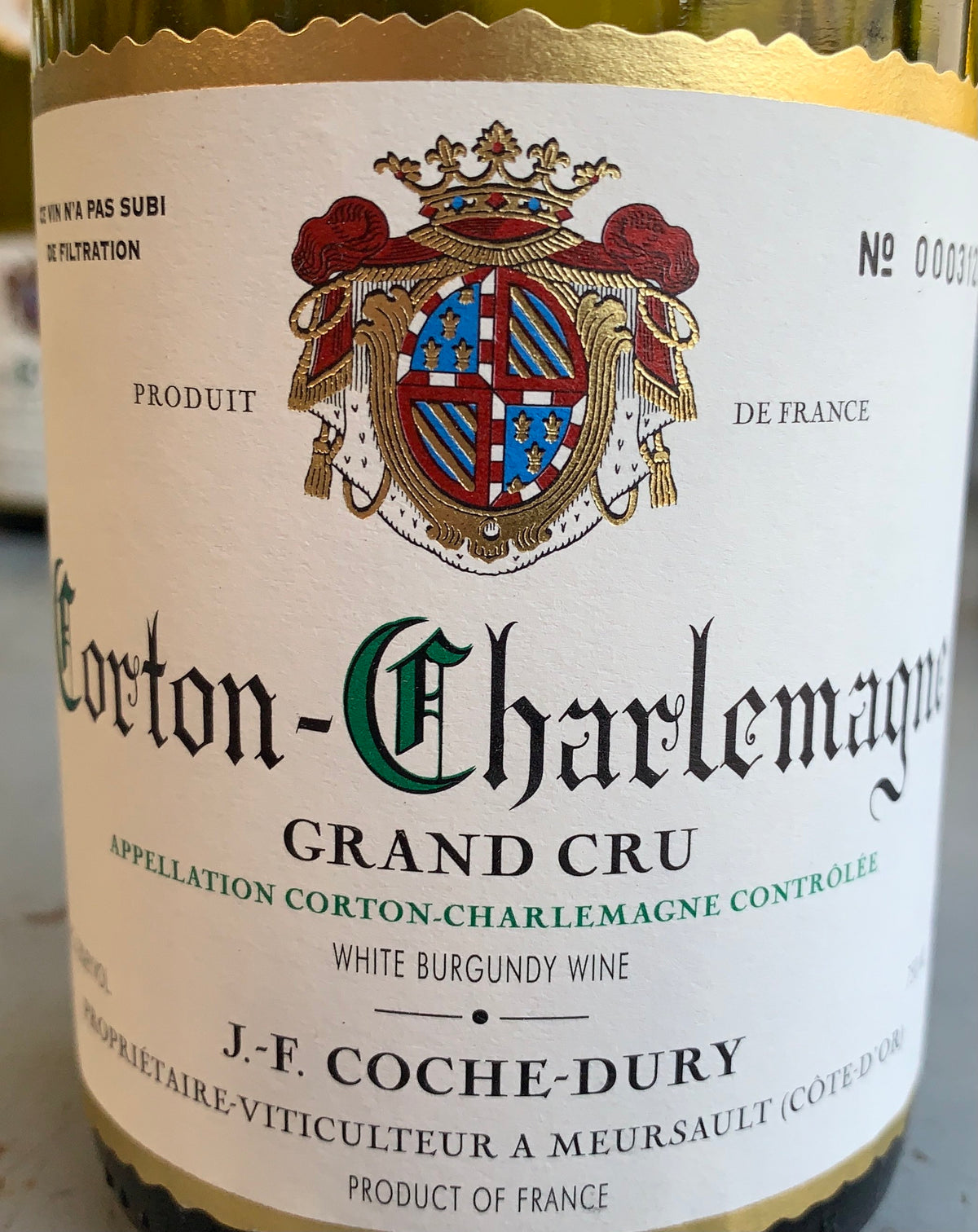 Domaine Coche-Dury Corton-Charlemagne Grand Cru 2003