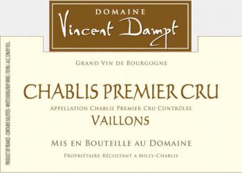 Vincent Dampt Chablis 1er Cru "Vaillons" 2017