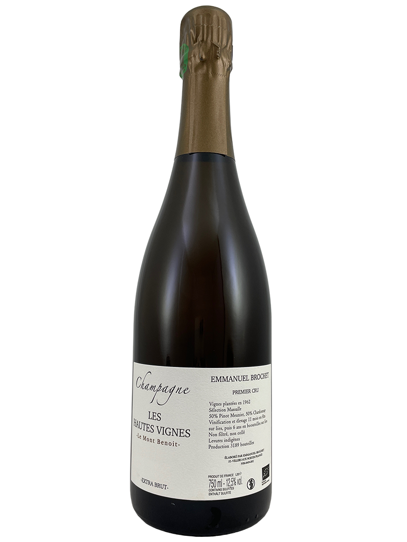 Emmanuel Brochet Champagne 1er Cru "Les Hautes Vignes - Le Mont Benoit" Extra Brut 2018