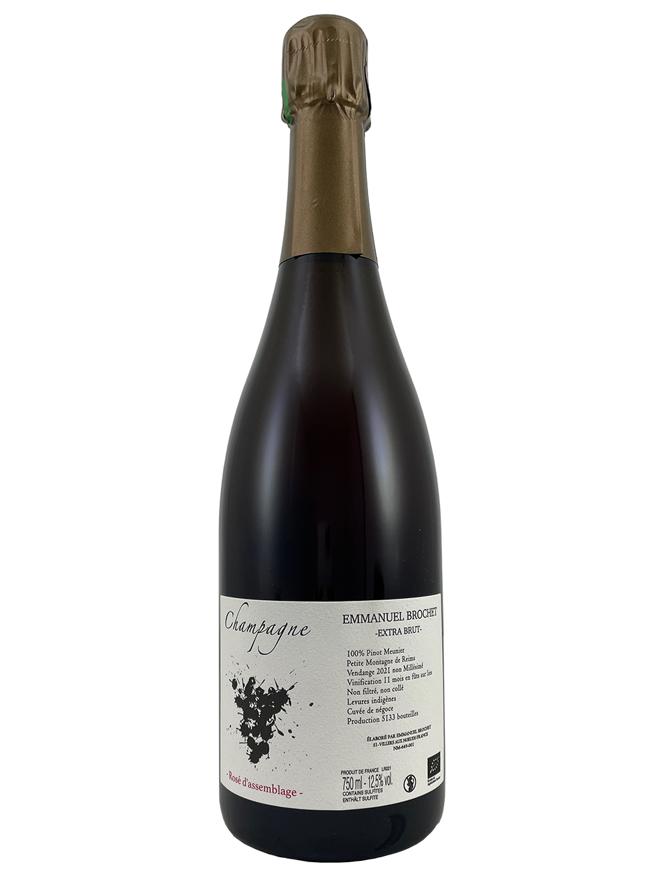 Emmanuel Brochet Champagne Rose D' Assemblage Extra Brut (Base 2021)