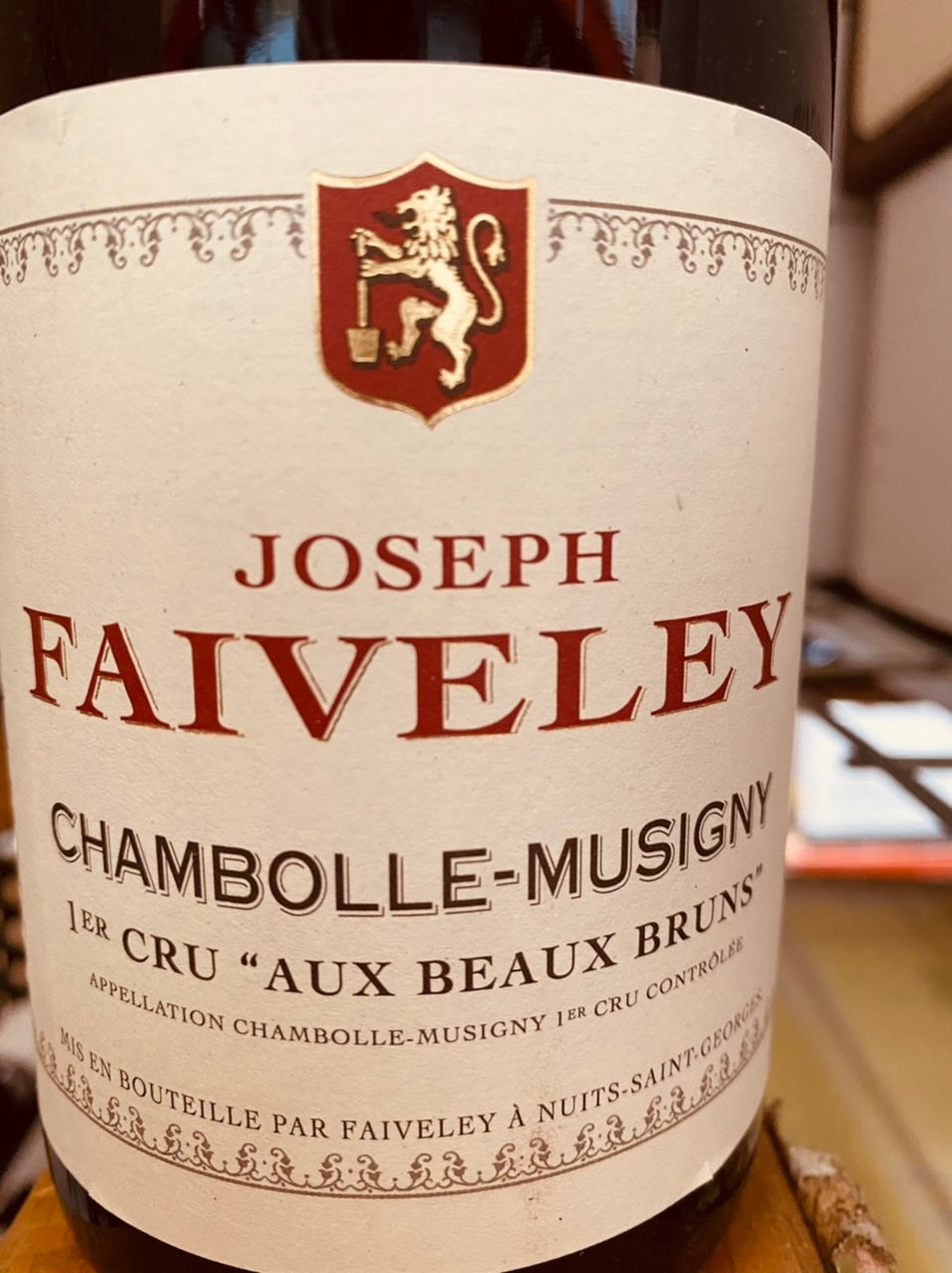 Domaine Faiveley Chambolle-Musigny 1er Cru "Beaux Bruns" 2014