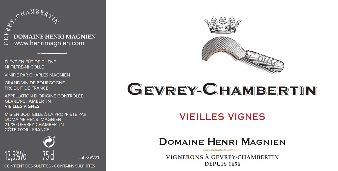 2023 Henri Magnien Gevrey Chambertin Vieilles Vignes