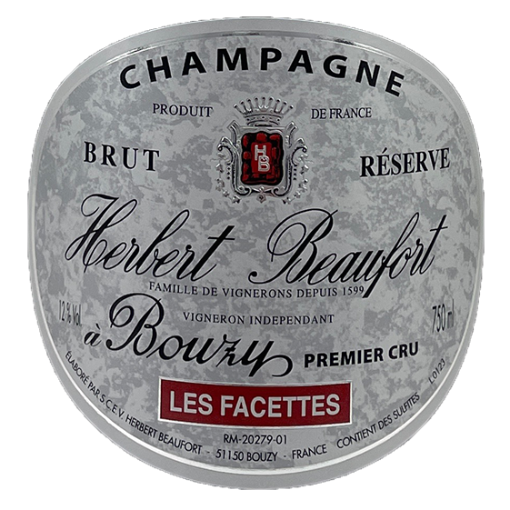 Herbert Beaufort Champagne "Les Facettes" 1er Cru Brut Réserve (R18)