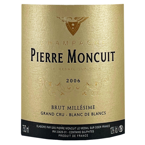 Pierre Moncuit Champagne Blanc de Blancs Grand Cru 2006