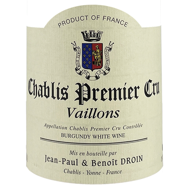 Jean-Paul & Benoît Droin Chablis 1er Cru “Vaillons” 2024