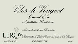 Leroy Clos Vougeot 1999