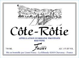 Lionel Faury Cote-Rotie 2019