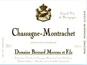 Bernard Moreau Chassagne-Montrachet Blanc 2017