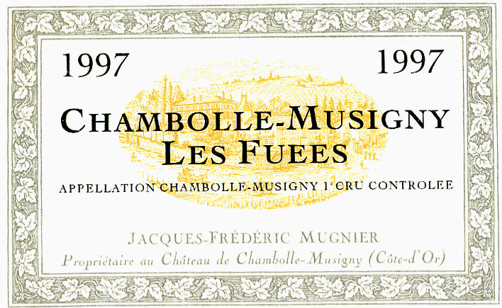 Jacques-Frederic Mugnier Chambolle-Musigny 1er Cru "Les Fuees" 1993