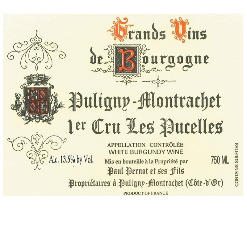 Paul Pernot Puligny-Montrachet 1er Cru Les Pucelles 2022