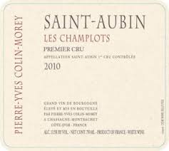 Pierre-Yves Colin-Morey Saint-Aubin 1er Cru "Les Champlots" 2019
