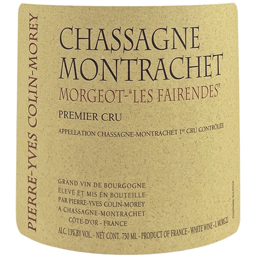 Pierre-Yves Colin-Morey Chassagne-Montrachet 1er Cru "Morgeot " 2023