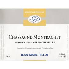 Jean-Marc Pillot Chassagne-Montrachet 1er Cru "Les Macherelles" 2016