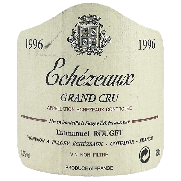 Rouget Echezeaux Grand Cru 1993 bottle - Vins Rare