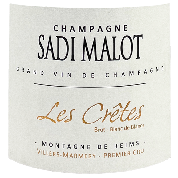 NV Sadi Malot Villers-Marmery 1er "les Crêtes" Blanc de Blancs Brut