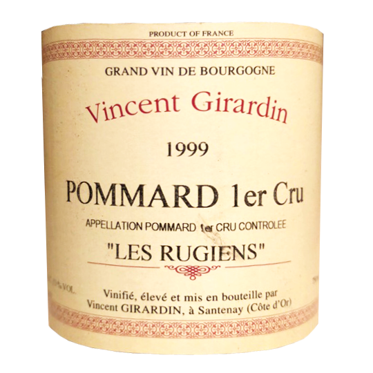 Vincent Girardin Pommard 1er Cru "Rugiens" 1999