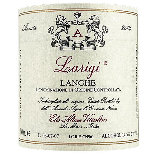 2005 Elio Altare Vigna Larigi Barbera