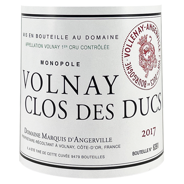 Domaine d'Angerville Volnay 1er Cru "Clos des Ducs" 2017
