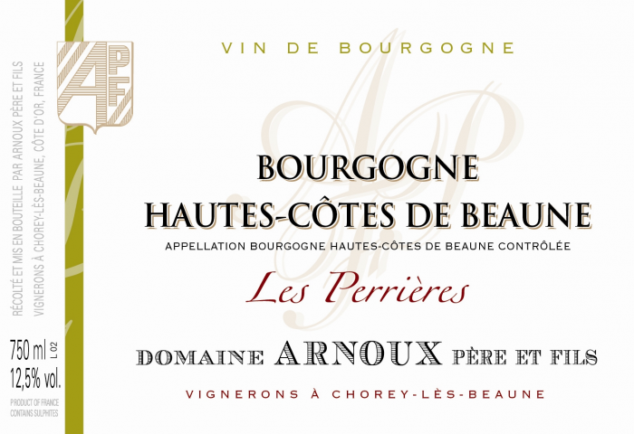 Domaine Arnoux-Lachaux Bourgogne Hautes-Cotes de Beaune 2017